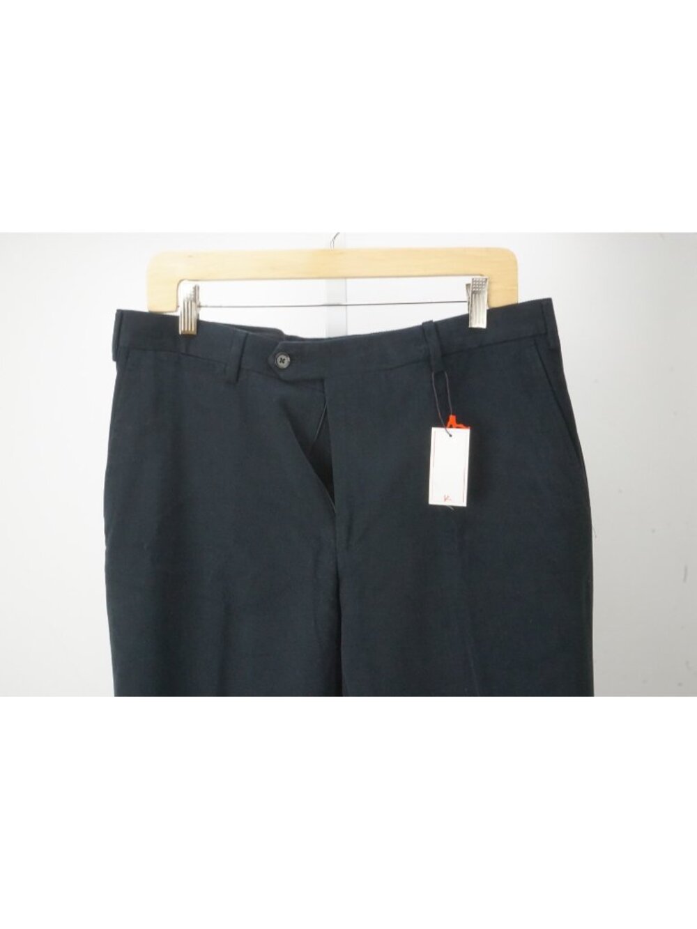 Isaia Navy Blue Cotton Twill Chino Mens Pants Sz 50 EU BRAND NEW